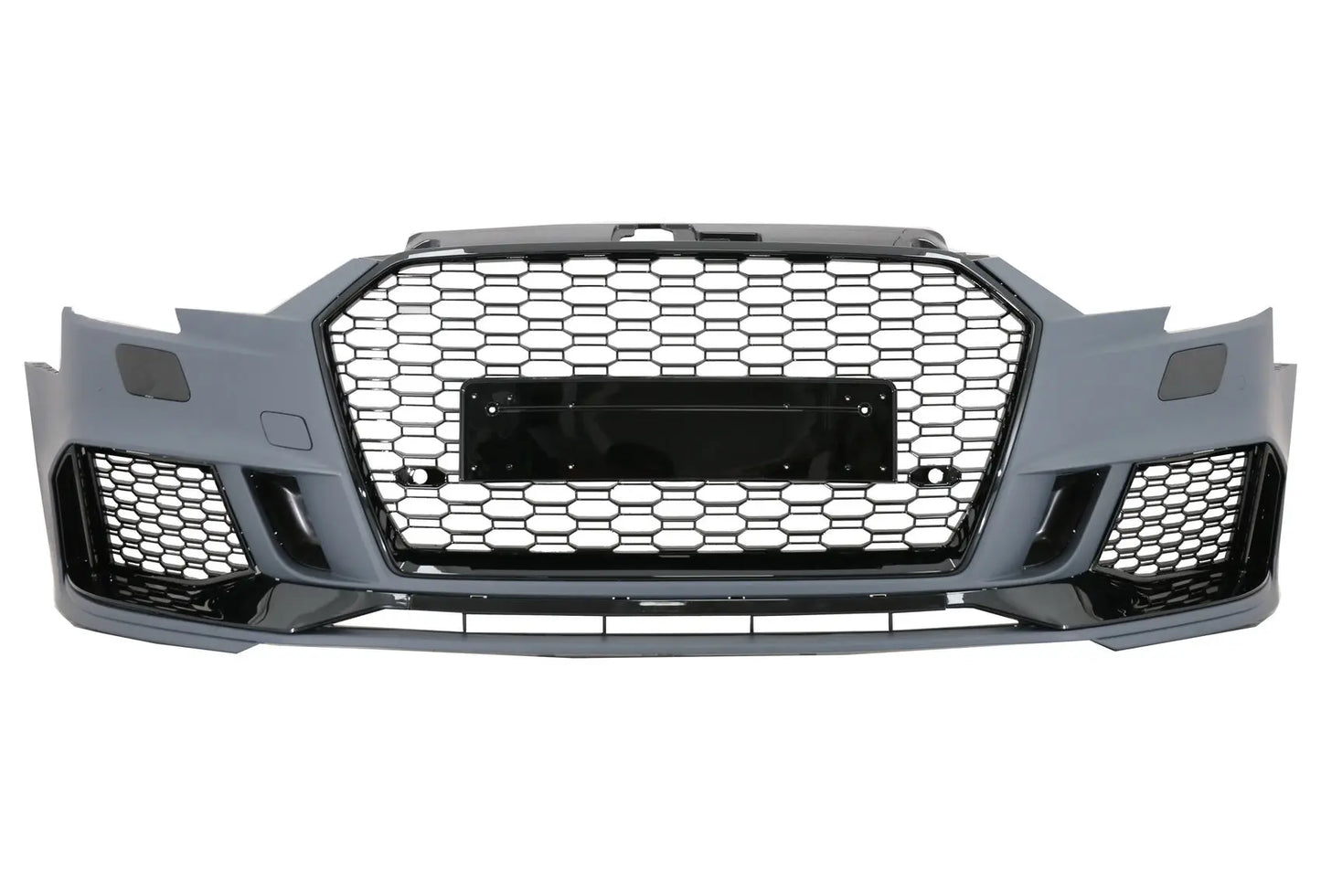 Frontstoßstange Passend Für Audi A3 8V Facelift (2016-2019) Limousine Cabrio RS3 Design Brillantschwarz KITT