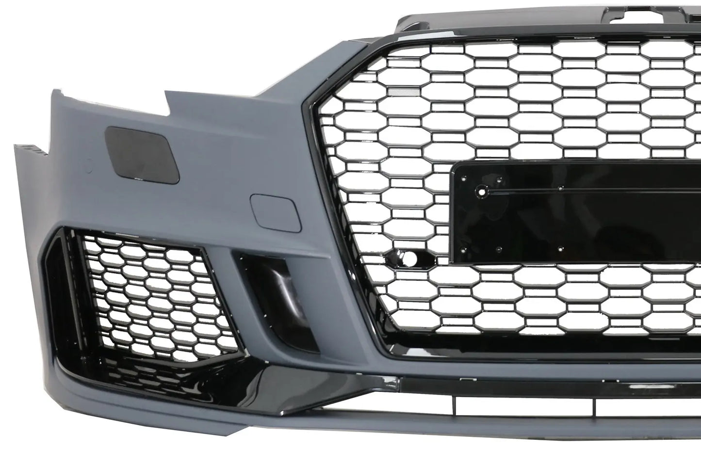 Frontstoßstange Passend Für Audi A3 8V Facelift (2016-2019) Limousine Cabrio RS3 Design Brillantschwarz KITT