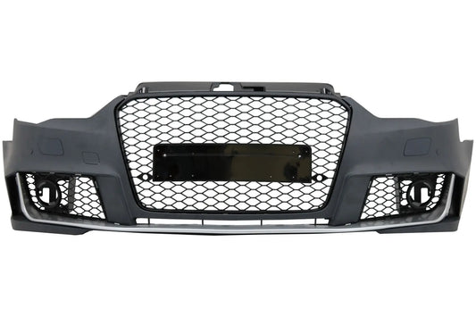 Frontstoßstange Passend Für Audi A3 8V (2012-2015) Schrägheck Sportback RS3 Brillantschwarzes Design KITT