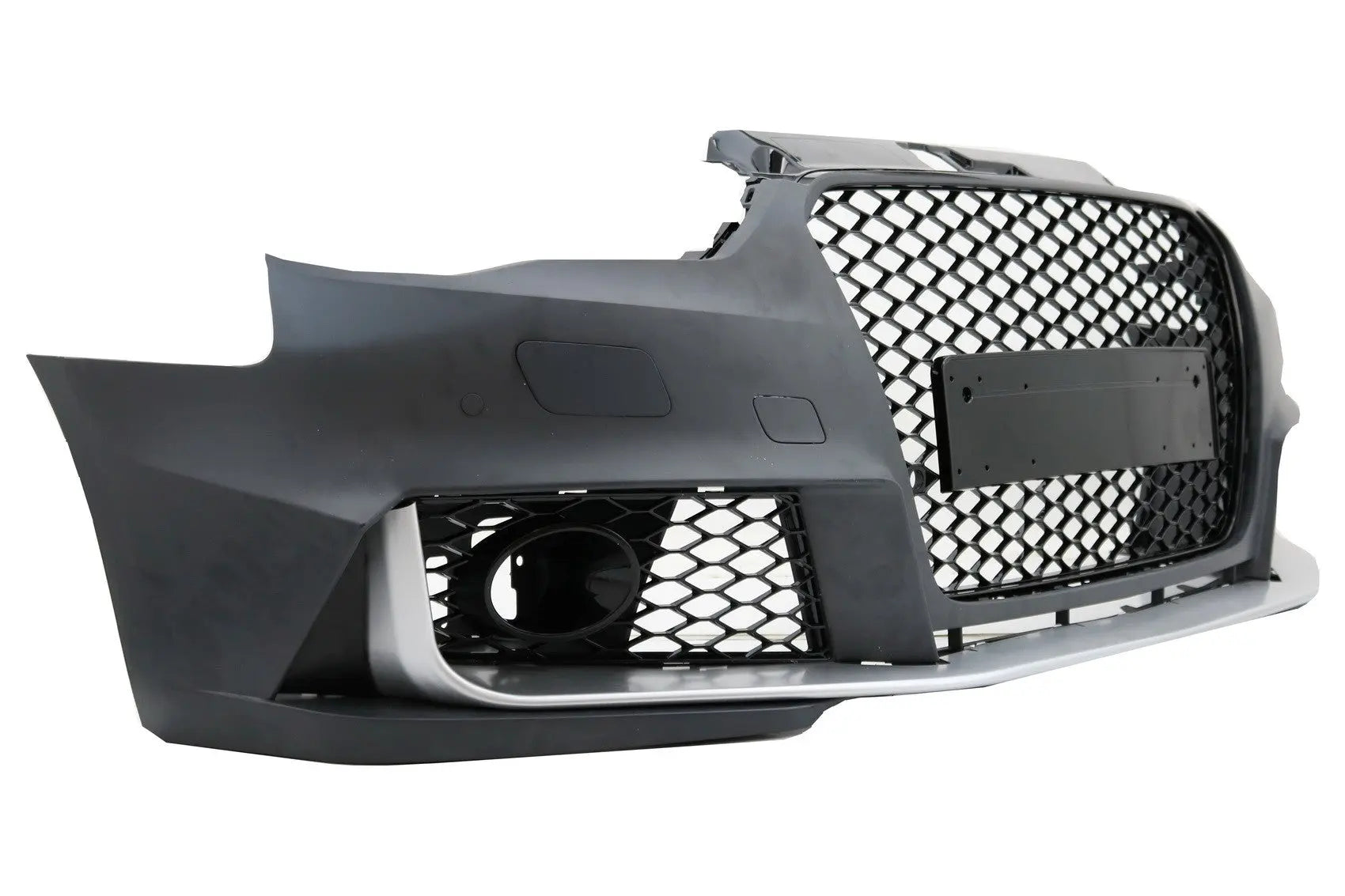 Frontstoßstange Passend Für Audi A3 8V (2012-2015) Schrägheck Sportback RS3 Brillantschwarzes Design KITT