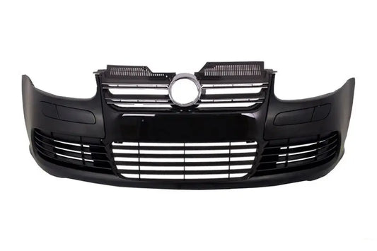 Frontstoßstange Passend Für VW Golf V 5 (2003-2007) Jetta (2005-2010) R32 Piano Glänzend Schwarz Grill KITT