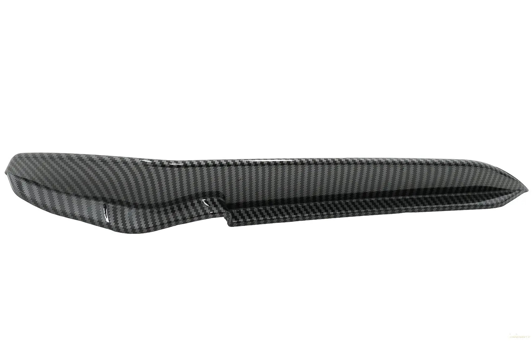 Frontstoßstange Seitliche Finnen Flaps Passend Für VW Golf 7.5 5g R Hatchback (2017-2020) Carbon Look KITT