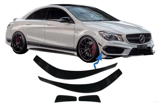 Frontstoßstange Splitter Flossen Aero Passend Für Mercedes CLA W117 C117 X117 (2013-2016) CLA45 Design KITT