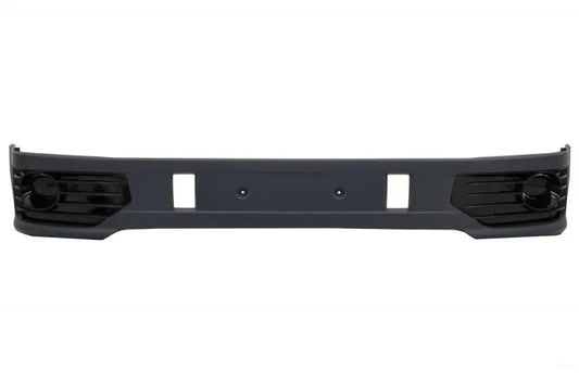 Frontstoßstangen-Aufsatzspoiler Mit LED-Tagfahrlicht Passend Für VW Transporter Multivan Caravelle T5 T5.1 Facelift Und Emblemloser Kühlergrill KITT