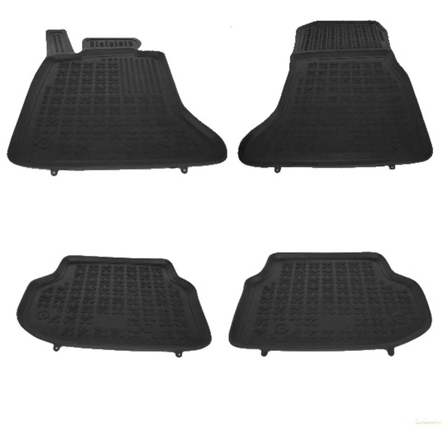 Fußmatte Aus Schwarzem Gummi Passend Für BMW Serie 5 F10 F11 2010-2013 Rezaw Plast