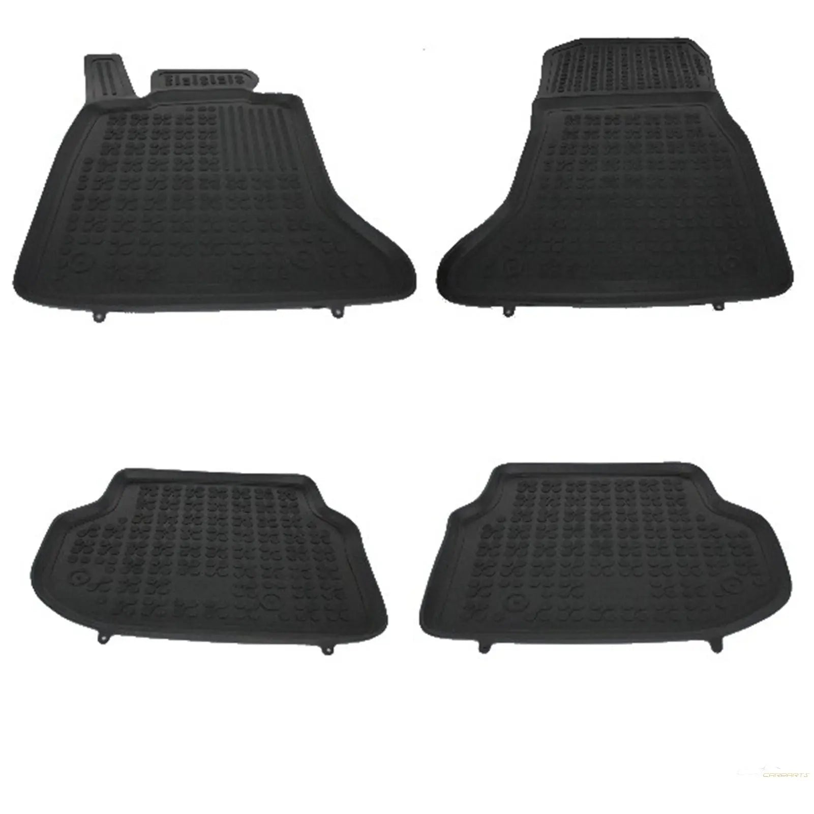 Fußmatte Aus Schwarzem Gummi Passend Für BMW Serie 5 F10 F11 2010-2013 Rezaw Plast