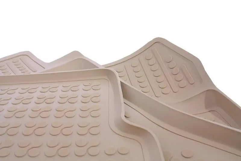 Fußmatte Beige Gummi Passend Für Mercedes A Klasse W176 (2012-2018) GLA X156 (2013-) Rezaw Plast