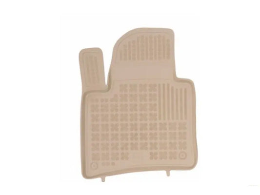 Fußmatte Gummi Beige Passend Für Porsche Cayenne II 92a (2011-2016) VW Touareg II 7p5 (2010-2018) Rezaw Plast