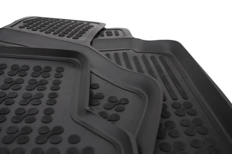 Fußmatte Gummi Schwarz Passend Für Audi A3 S3 8P 8P1 Schrägheck 8Pa Sportback 8P7 Cabriolet (2003-2013) Rezaw Plast