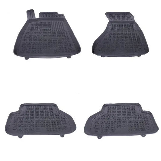 Fußmatte Gummi Schwarz Passend Für Audi A4 B9 (2015-) A5 F5 Sportback (2016-) Rezaw Plast