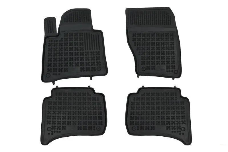 Fußmatte Gummi Schwarz Passend Für Porsche Cayenne II (2011-2016) Passend Für VW Touareg II (2010-2018) Rezaw Plast