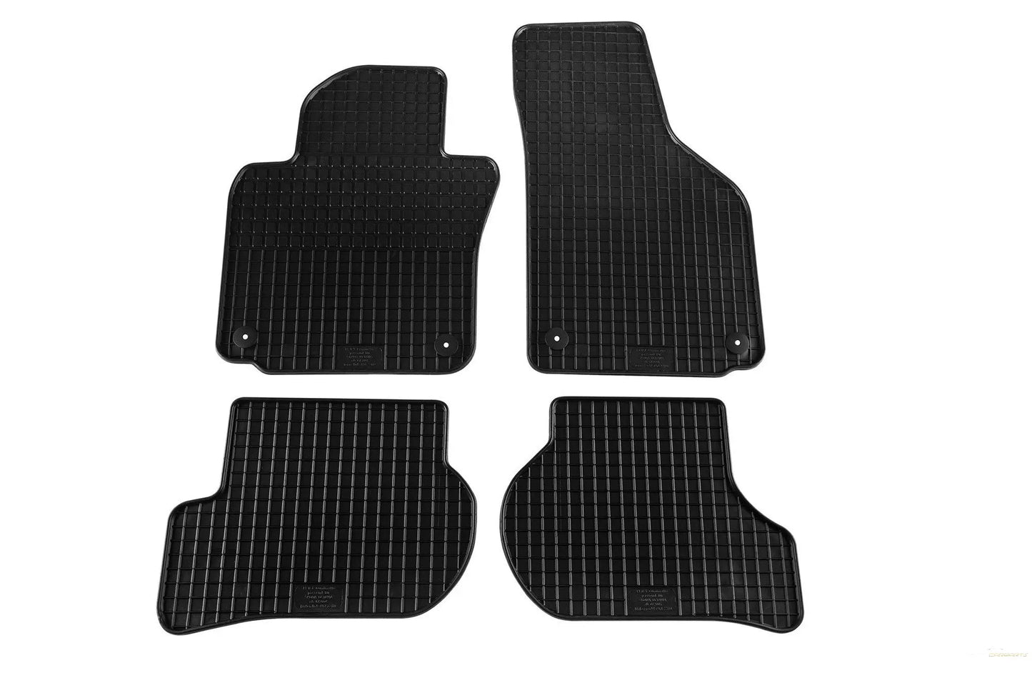 Fußmattengummi Passend Für Skoda Octavia II Limousine (06/2004-01/2013) Kombi (06/2004-05/2013) Petex