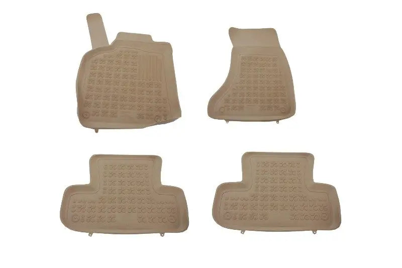 Gummi Fußmatte Beige Passend Für Audi Q5 8R (2008-2017) Rezaw Plast