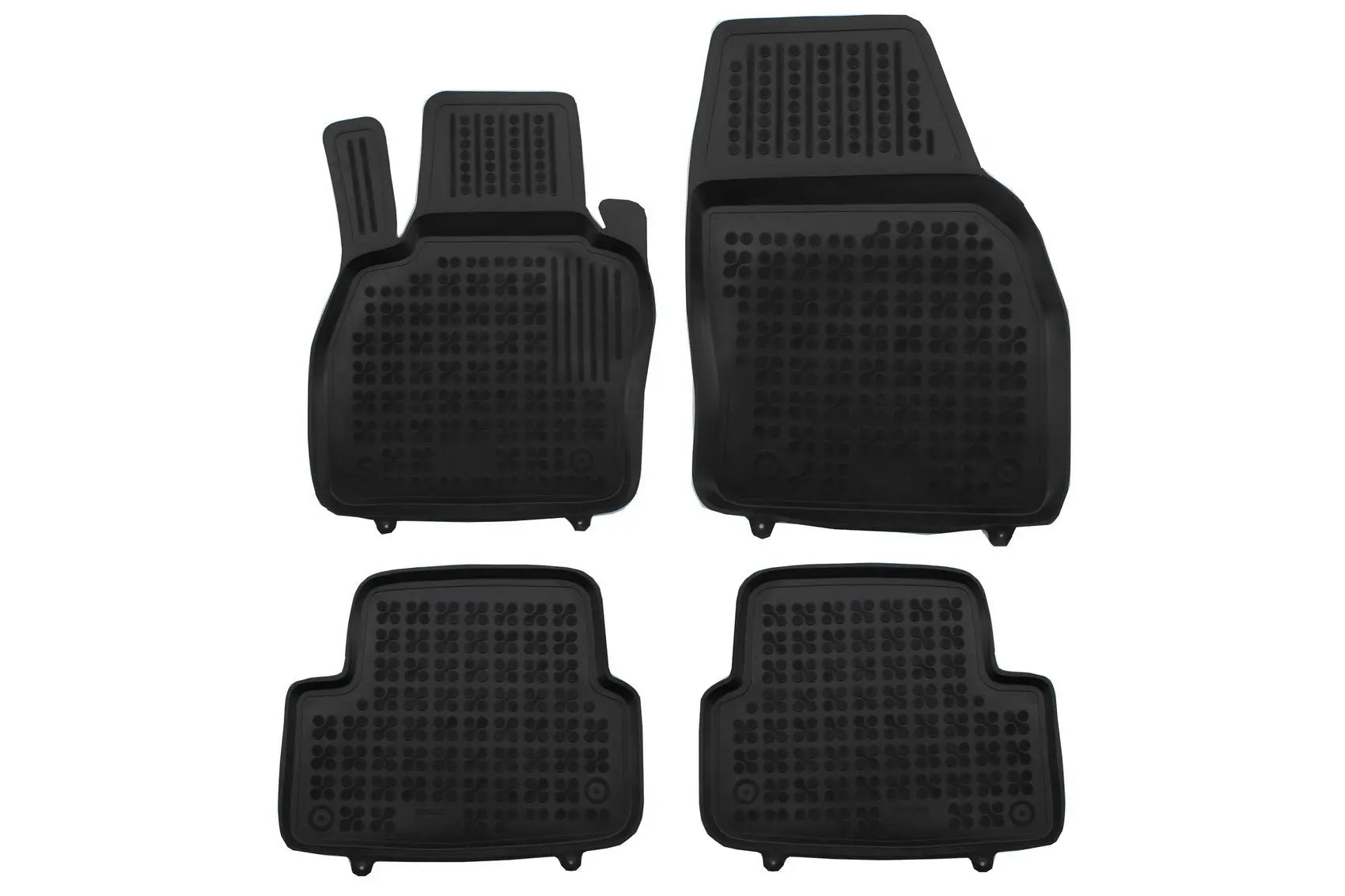 Gummi-Fußmatte Schwarz Passend Für Audi A1 II GB (2018-Up) Sportback / Citycarver Rezaw Plast