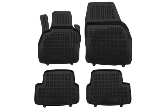 Gummi-Fußmatte Schwarz Passend Für Audi A1 II GB (2018-Up) Sportback / Citycarver Rezaw Plast