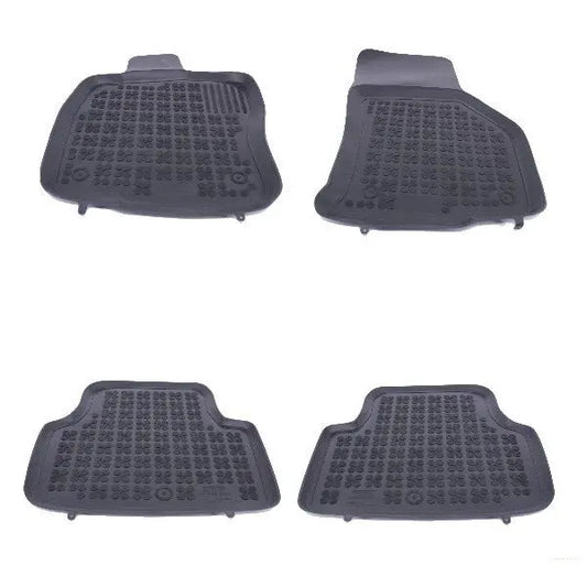 Gummi-Fußmatte Schwarz Passend Für Skoda Octavia III 5e (2013-2019) Octavia Iv Nx (2020-Up) Rezaw Plast
