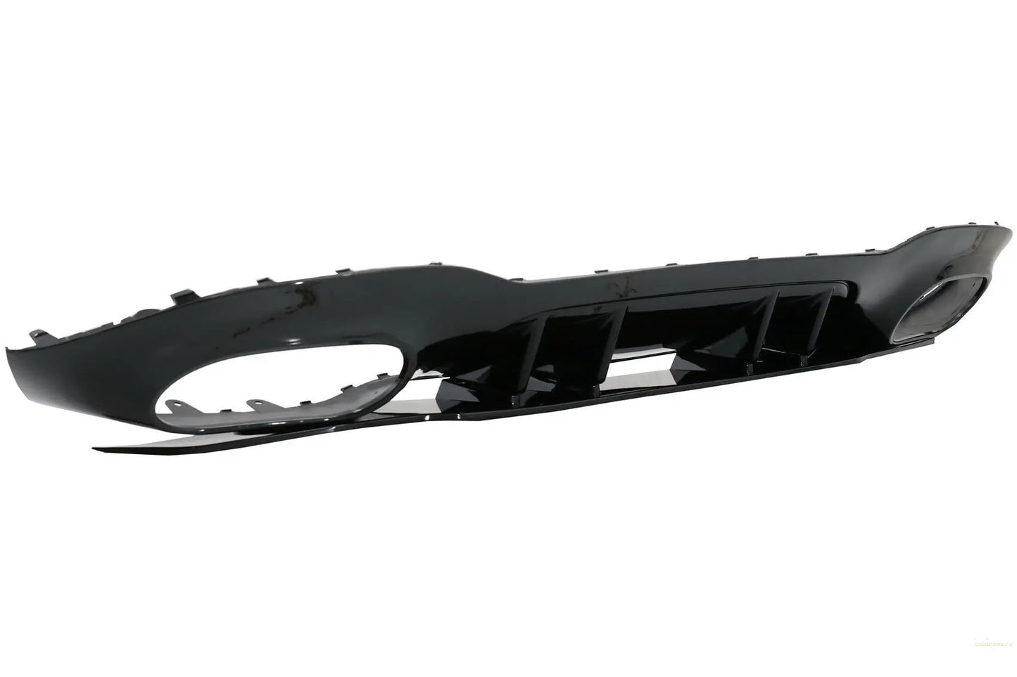 Heckdiffusor Mit Chromauspuff Und Spiegelabdeckung Passend Für Mercedes A-Klasse V177 Limousine (09.2018) KITT