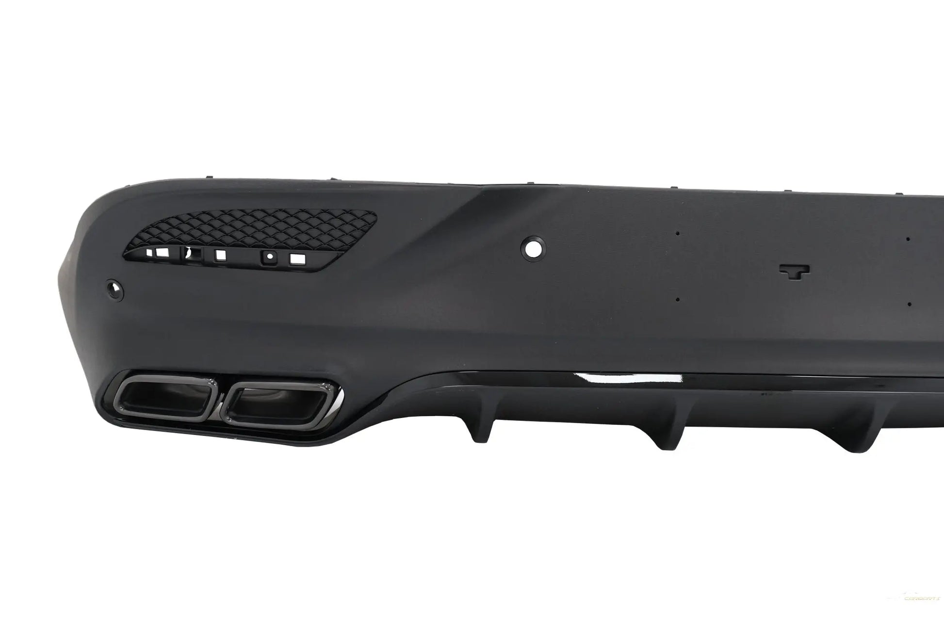 Heckdiffusor Mit Endschalldämpfer Passend Für Mercedes GLE Coupe C292 Sport Line (2015-2019) Night Package GLE63 Design KITT