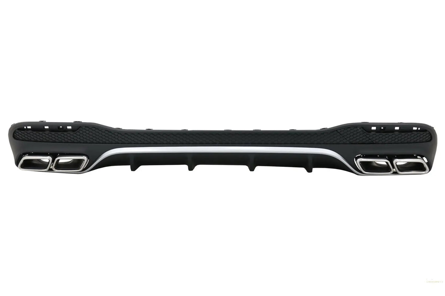 Heckdiffusor Mit Endschalldämpfer Passend Für Mercedes GLE W166 SUV Sport Line (2015-2018) KITT