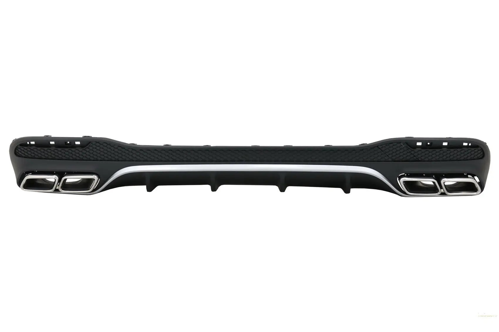 Heckdiffusor Mit Endschalldämpfer Passend Für Mercedes GLE W166 SUV Sport Line (2015-2018) KITT