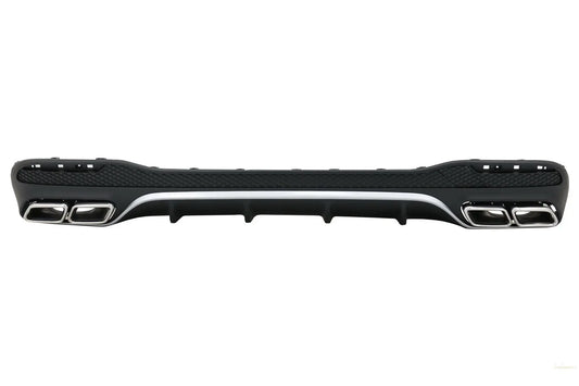 Heckdiffusor Mit Endschalldämpfer Passend Für Mercedes GLE W166 SUV Sport Line (2015-2018) KITT