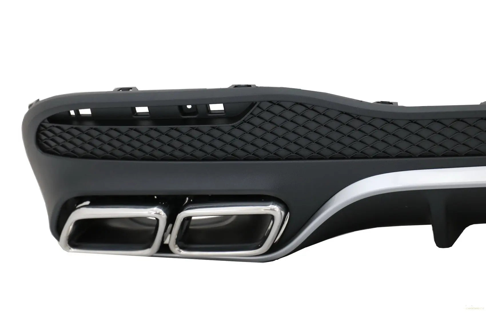 Heckdiffusor Mit Endschalldämpfer Passend Für Mercedes GLE W166 SUV Sport Line (2015-2018) KITT