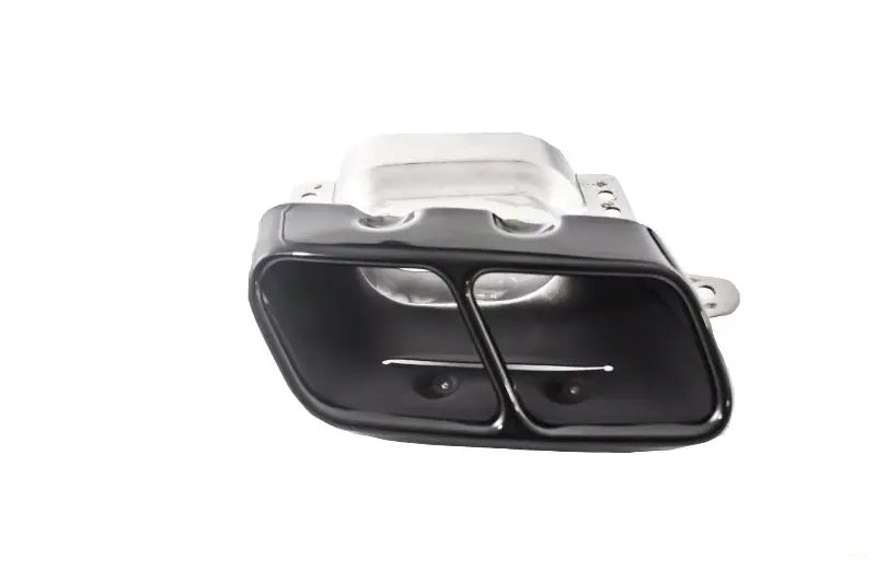 Heckdiffusor & Endrohrblenden Endrohrpaket Schwarz Passend Für Mercedes A-Klasse W176 (2012) Sportpaket KITT