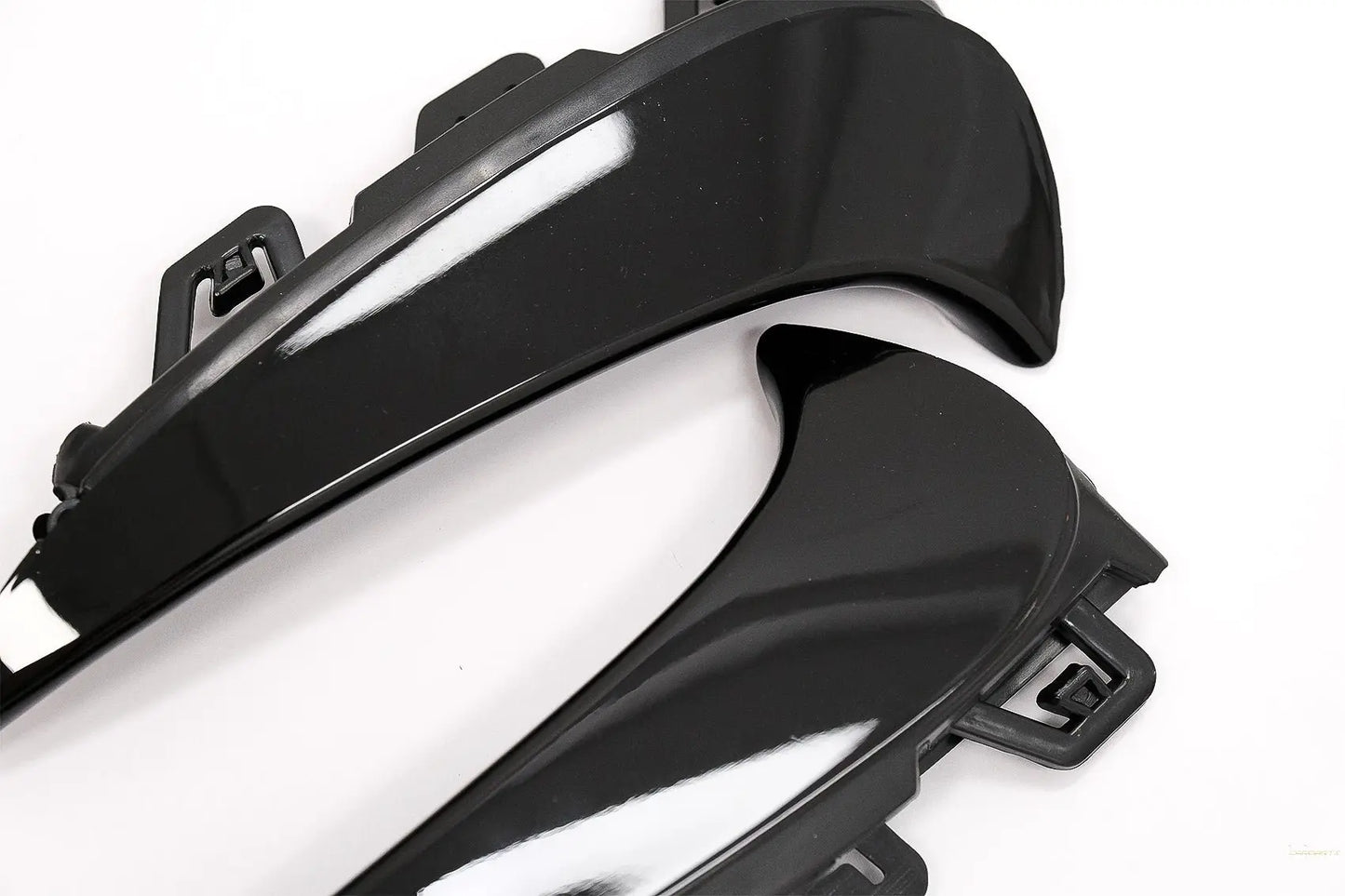 Heckschürze Aero Flaps Flics Seitenfinnen Passend Für Mercedes GLA SUV H247 (2020) Sport Line Piano Black KITT