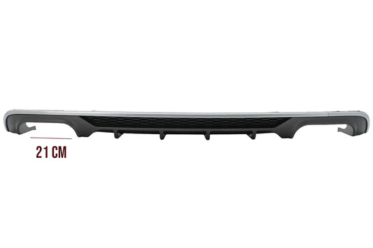 Heckschürze Diffusor Mit Abgasanlage Passend Für Audi A3 8V Facelift Limousine Cabrio (2016-2019) Standardstoßstange (Se) S3 Design KITT