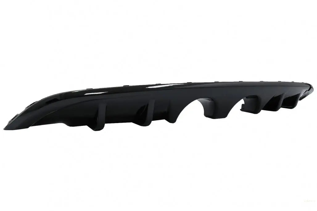 Heckschürze Diffusor Mit Kompletter Auspuffanlage Passend Für VW Golf 6 VI (2008-2012) R20 Look Nur Für Serienstoßstange KITT