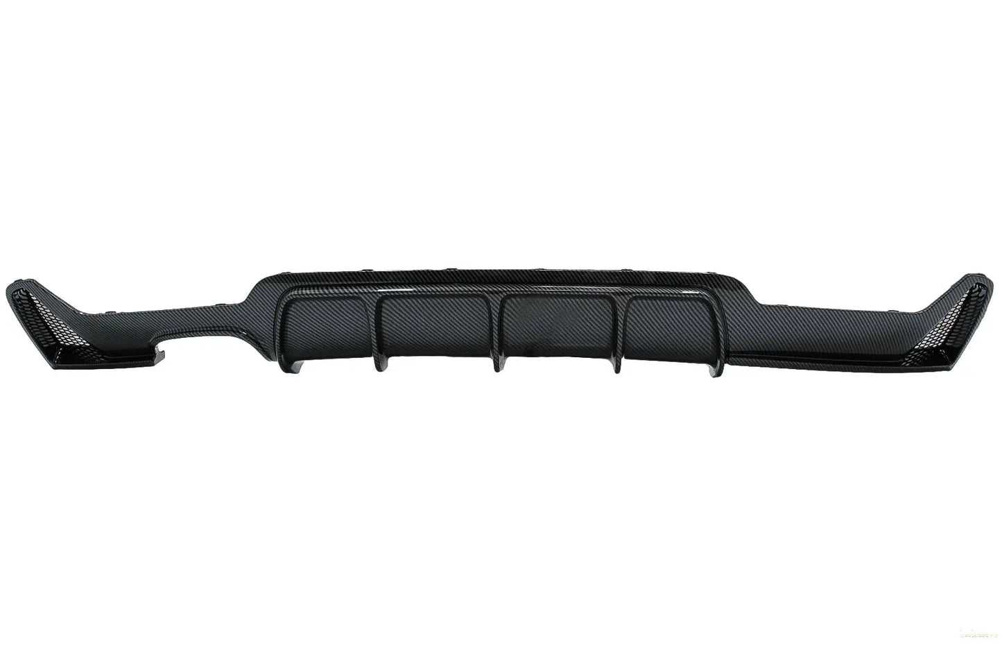 Heckschürze Diffusor Passend Für BMW 4er F32 F33 F36 (2013-2019) Coupé Cabrio M Performance Design Carbonfolie Beschichtet Links Doppelauslass KITT