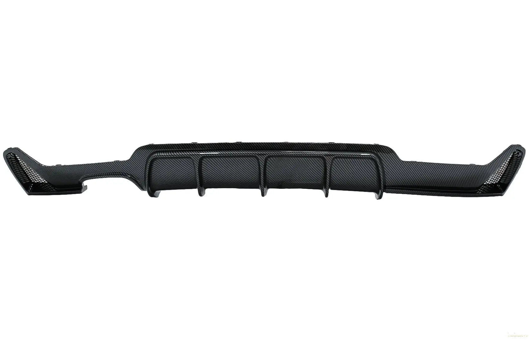 Heckschürze Diffusor Passend Für BMW 4er F32 F33 F36 (2013-2019) Coupé Cabrio M Performance Design Carbonfolie Beschichtet Links Doppelauslass KITT