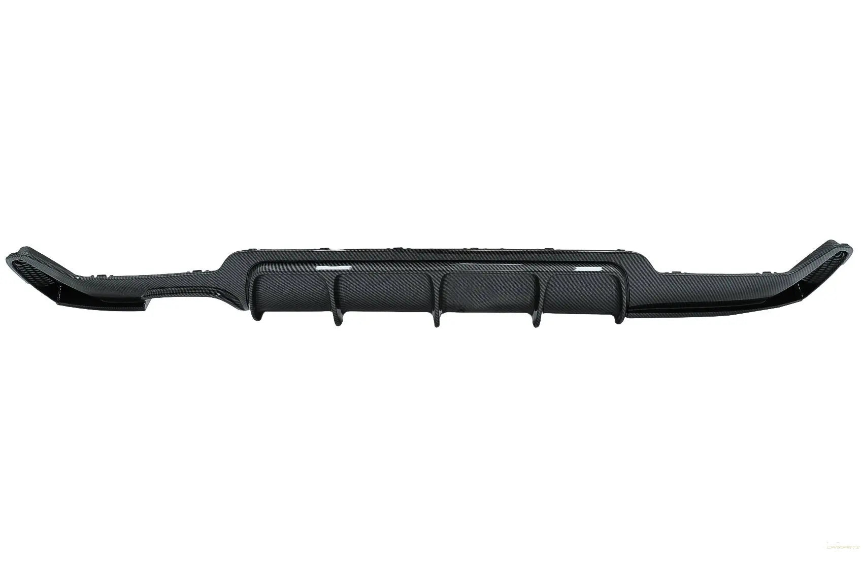 Heckschürze Diffusor Passend Für BMW 4er F32 F33 F36 (2013-2019) Coupé Cabrio M Performance Design Carbonfolie Beschichtet Links Doppelauslass KITT