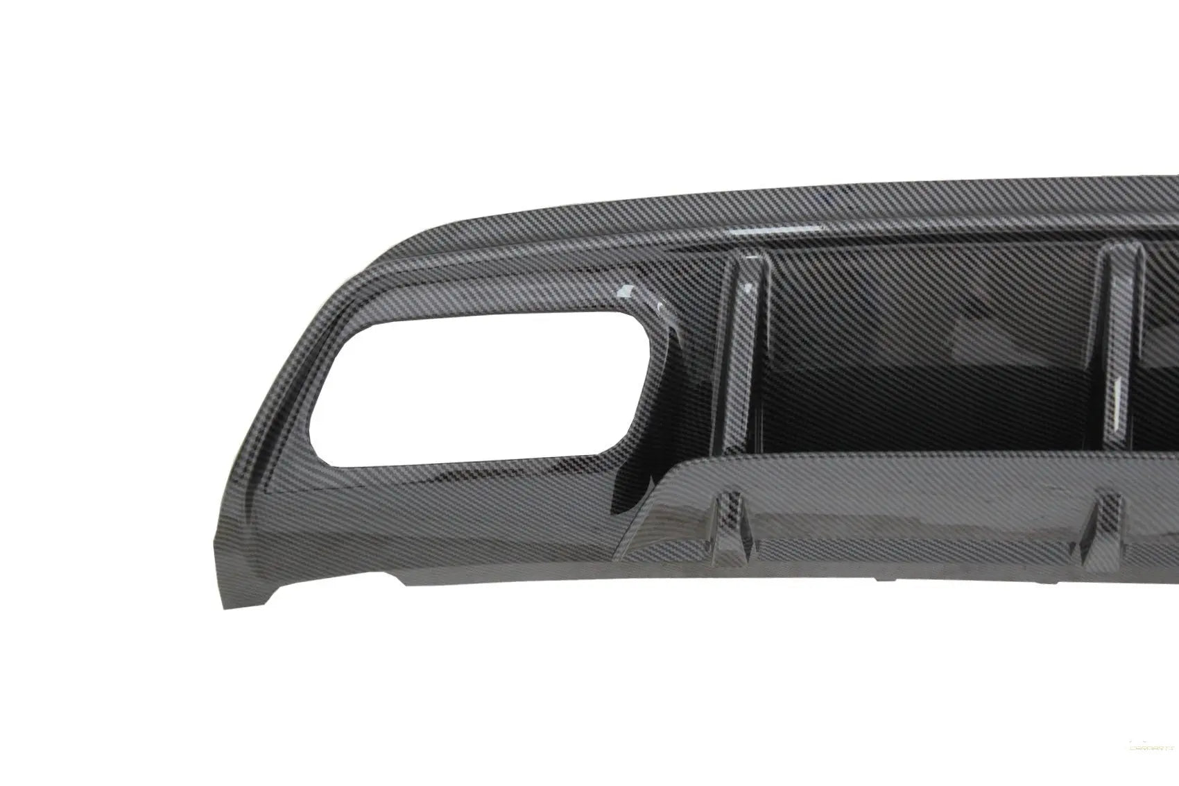 Heckschürze Diffusor Passend Für Mercedes W176 A-Klasse (2013-2018) A45 Facelift Design Carbonoptik KITT