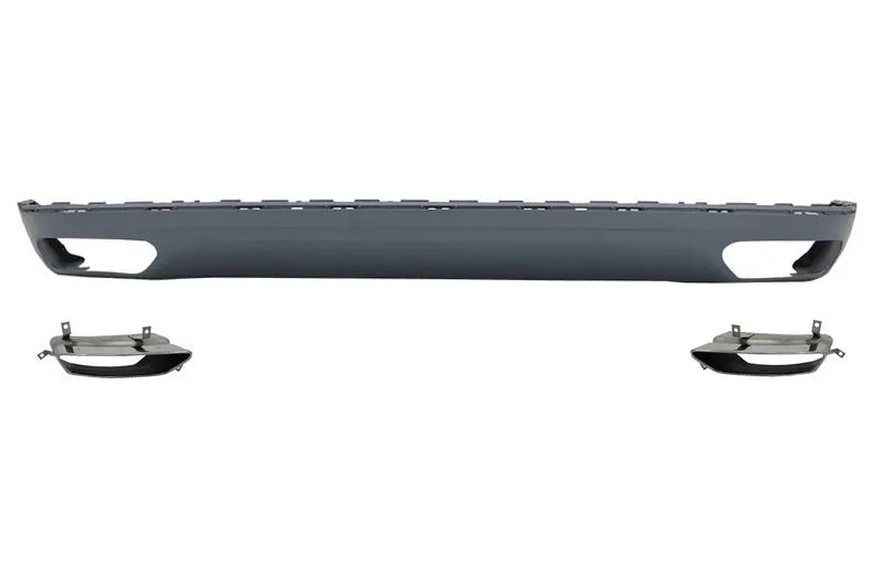 Heckschürze Diffusor Volant Mit Endschalldämpfer Passend Für Audi A8 D4 (2010-2014) W12 Design KITT