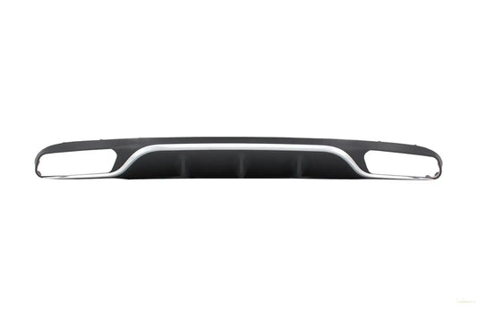 Heckschürze Luftdiffusor Passend Für Mercedes E-Klasse W213 S213 Standard (2016-2019) E63 Design Chrome Edition KITT
