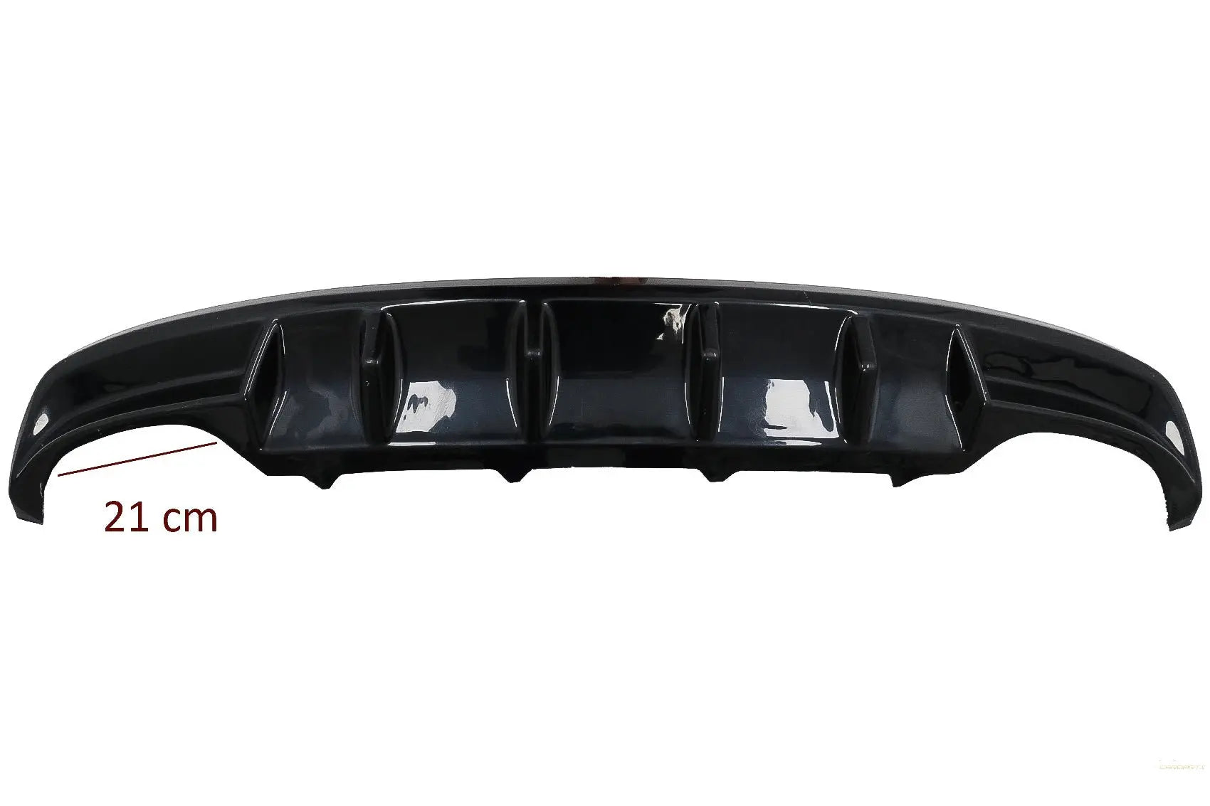 Heckschürze Luftdiffusor Passend Für Skoda Octavia III 5e Limousine Kombi (2013-2019) Piano Black KITT