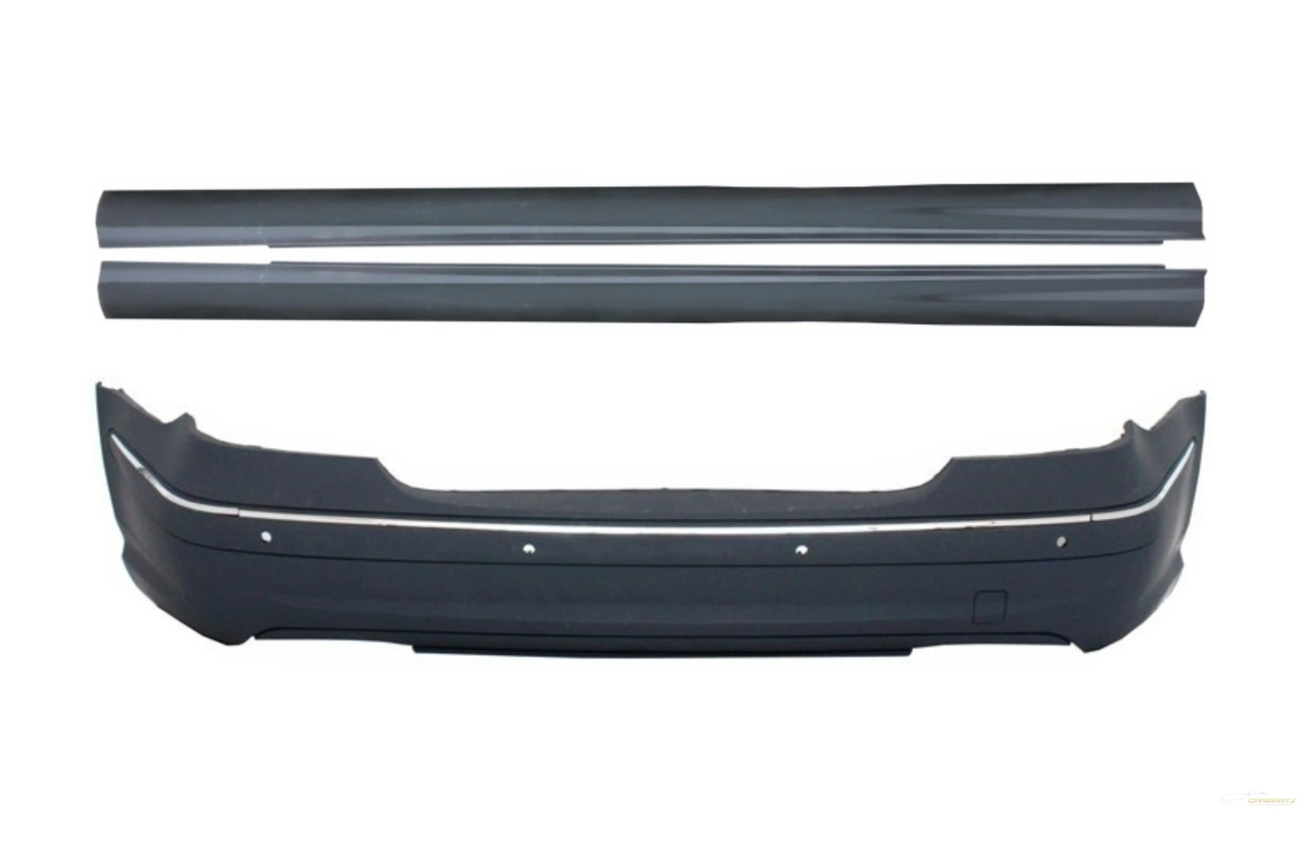 Heckschürze Mit Seitenschweller Passend Für Mercedes E-Klasse W211 (2003-2009) Mit PDC KITT