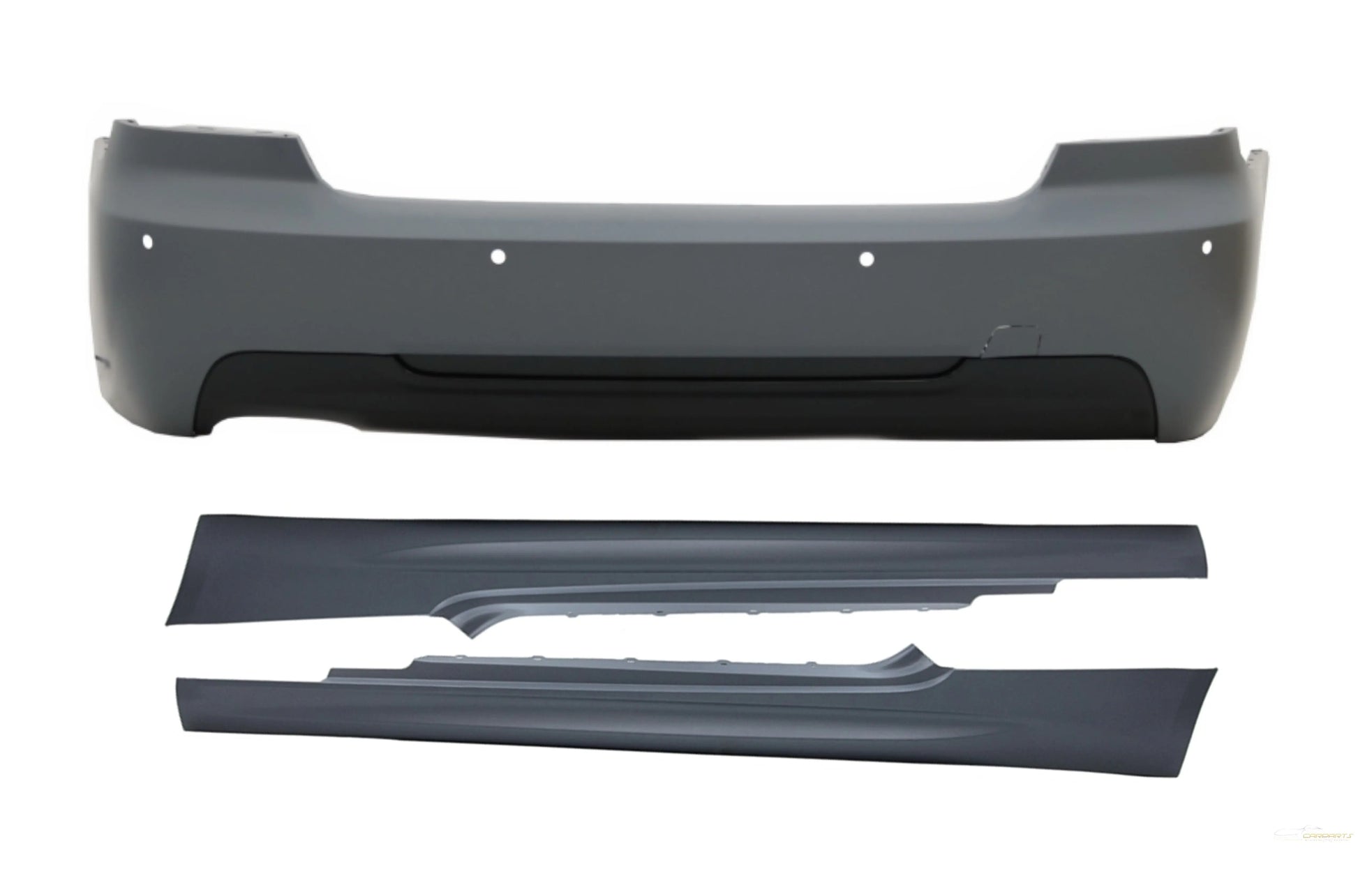 Heckschürze Mit Seitenschwellern Passend Für BMW 3er E92 Coupé E93 Cabrio Pre LCI & LCI (2006-10.2013) M-Technik Design KITT