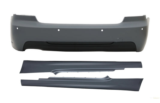 Heckschürze Mit Seitenschwellern Passend Für BMW 3er E92 Coupé E93 Cabrio Pre LCI & LCI (2006-10.2013) M-Technik Design KITT