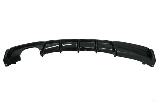 Heckschürze Piano Black Volant Diffusor Passend Für BMW 3er F30 F31 (2011) M-Performance Design Links Doppelauslass KITT