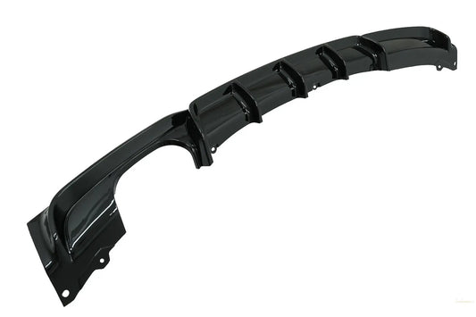 Heckschürze Piano Black Volant Diffusor Passend Für BMW 3er F30 F31 (2011) M-Performance Design Links Doppelauslass KITT