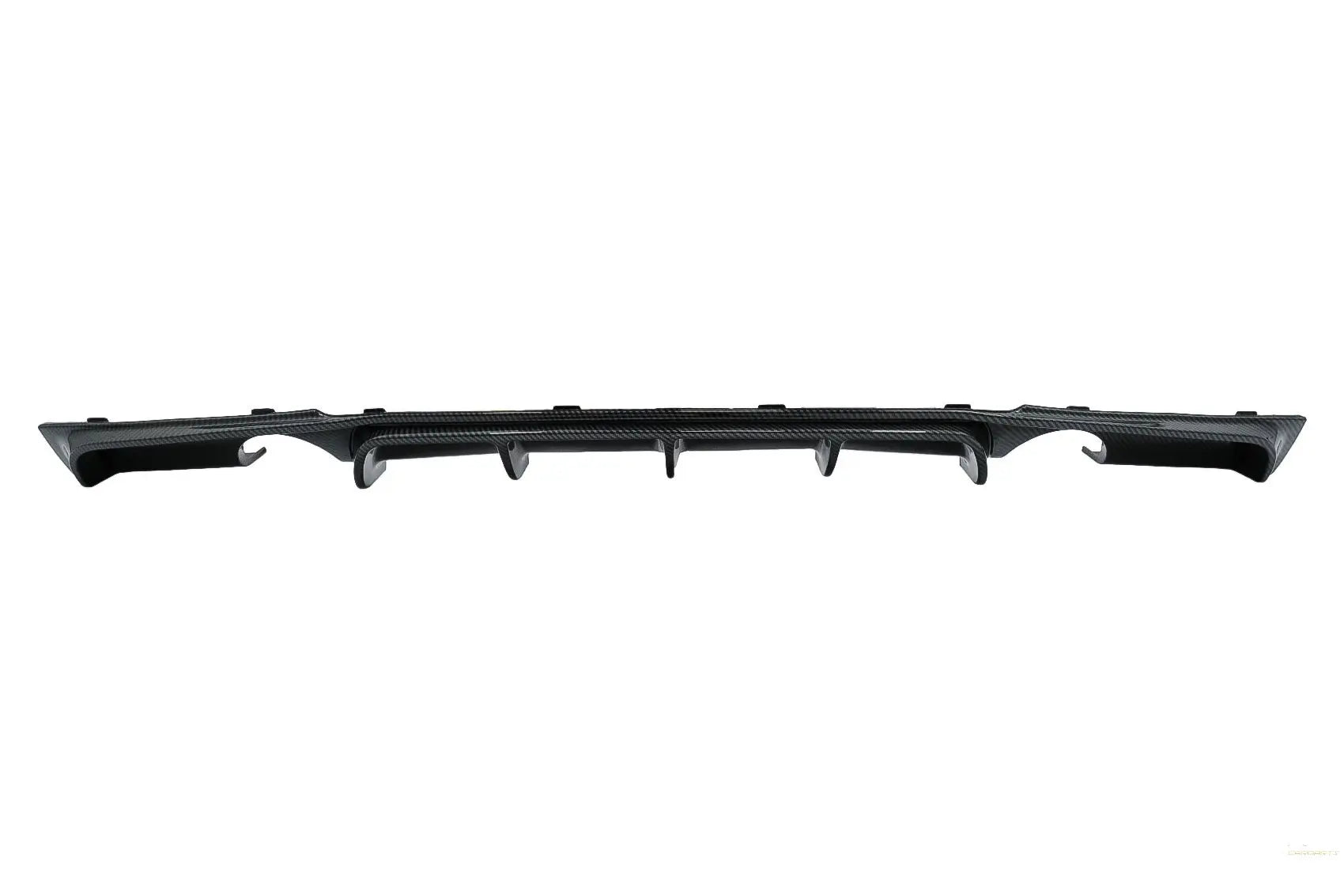 Heckschürze Spoiler Volant Diffusor Doppelauslass Für Einzelauspuff Passend Für BMW 3er F30 F31 (2011-2019) M Performance Design Carbonfolie KITT