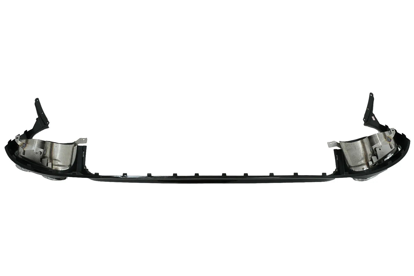 Heckschürze Spoiler Volant Diffusor Doppelauslass Passend Für Audi Q8 S-Line (2018-) Silberne Spitzen KITT