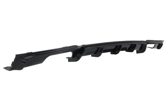 Heckschürze Spoiler Volant Diffusor Doppelauslass Passend Für BMW 3er F30 F31 (2011-2019) Limo Touring M Design Brillant Black Edition KITT