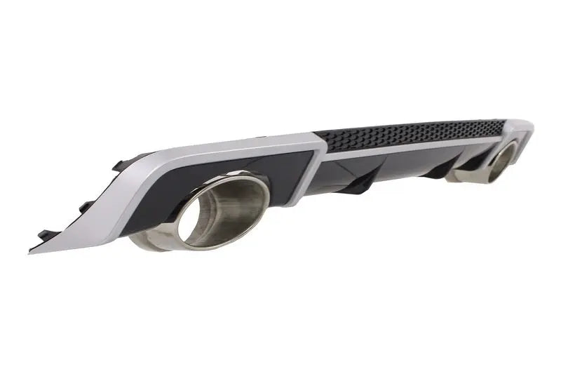 Heckschürze Volant Diffusor & Endrohre Passend Für Audi A3 8V Limousine Cabrio (2012-2015) RS3 Design KITT