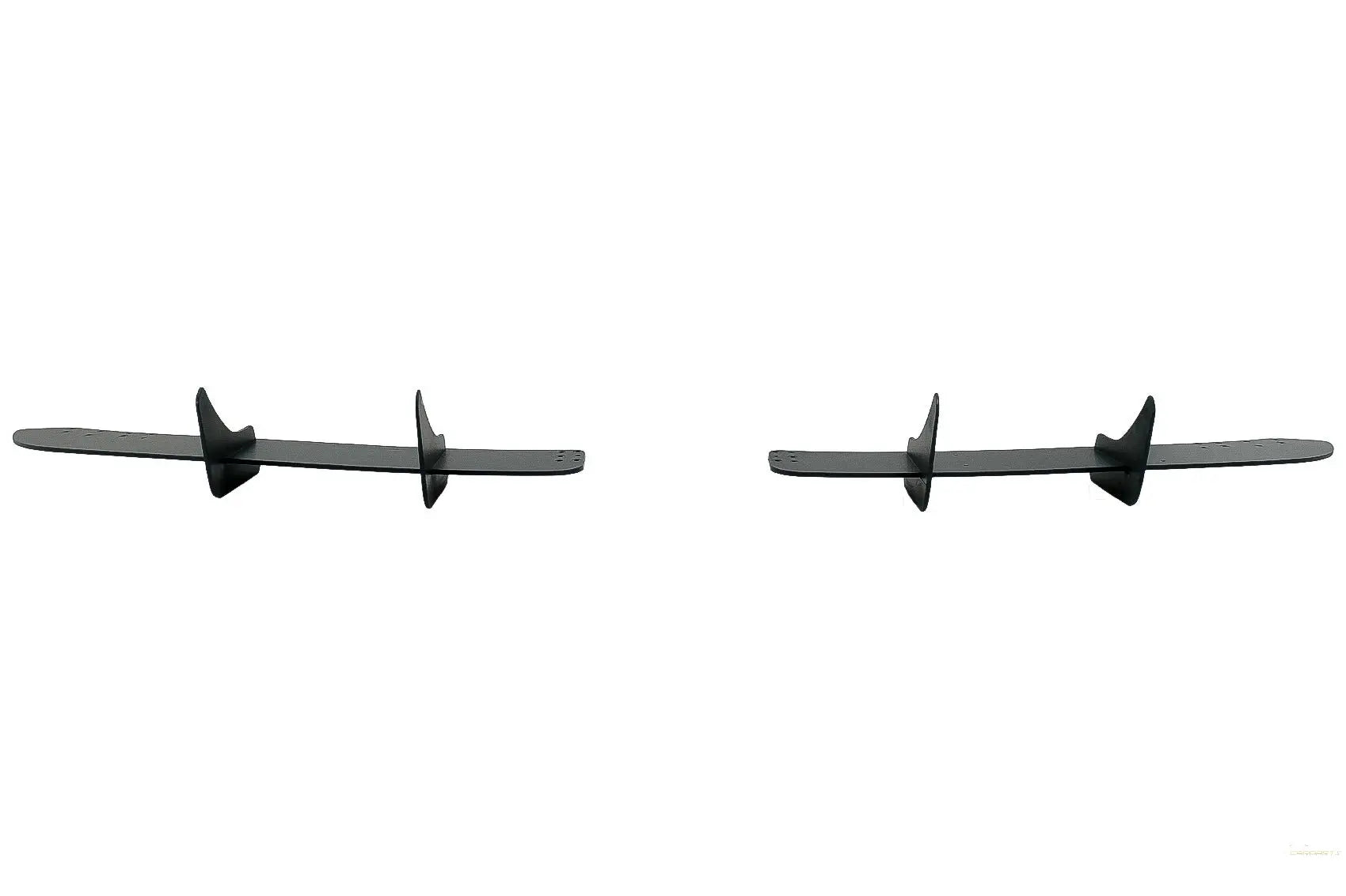 Heckschürzenansatz Splitter Für Luftdiffusor Passend Für VW Golf VI 6 R20 (2008-2013) Schwarz KITT