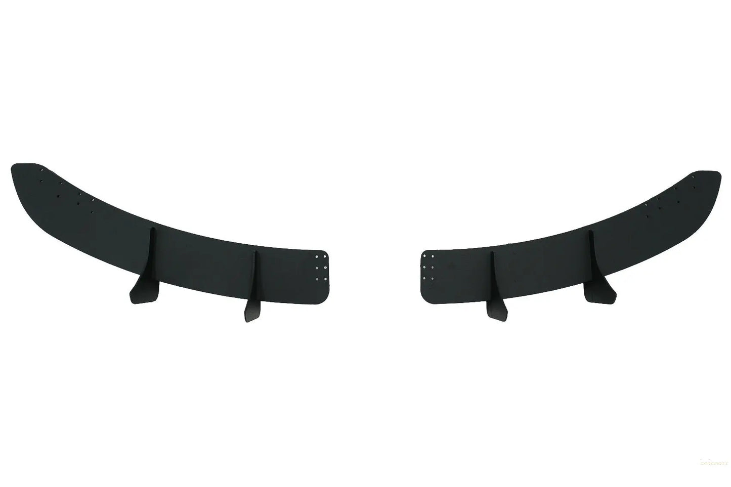 Heckschürzenansatz Splitter Für Luftdiffusor Passend Für VW Golf VI 6 R20 (2008-2013) Schwarz KITT