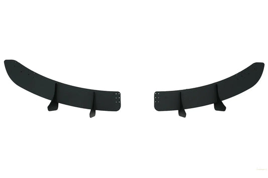 Heckschürzenansatz Splitter Für Luftdiffusor Passend Für VW Golf VI 6 R20 (2008-2013) Schwarz KITT