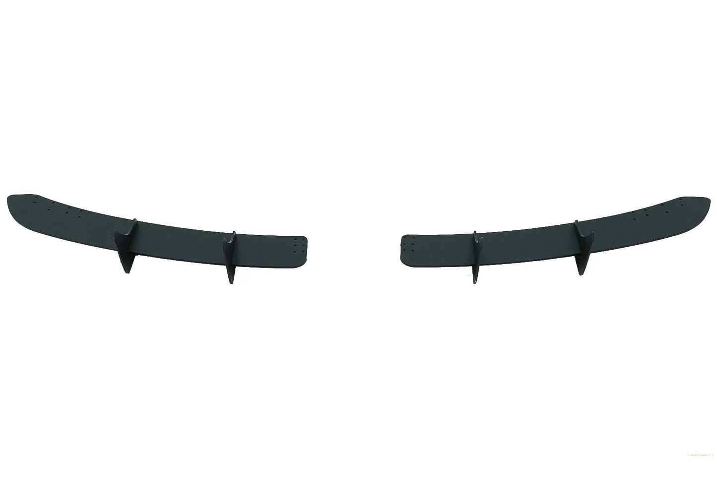 Heckschürzenansatz Splitter Für Luftdiffusor Passend Für VW Golf VI 6 R20 (2008-2013) Schwarz KITT